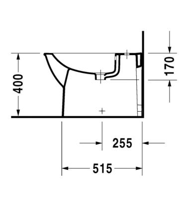 Bidet a pavimento Duravit Darling New 2251100000