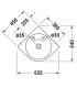 Lavabo angolare Duravit Architec 0448450000
