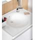 Meuble de salle de bain Bath+ Cosmic série B-Box lavabo rond en céramique