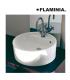 Lavabo da appoggio, Flaminia,  serie twin ceramica bianco.