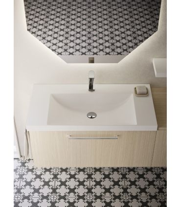 Mobila bagno Arbi Home Plus legno Allenghe e specchio Lord