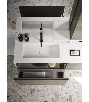Mobile bagno sospeso Arbi Arredobagno Home Plus J lavabo tekno