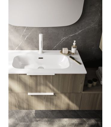 Mobile bagno Home Plus sospeso Arbi Arredobagno legno Faloria