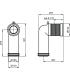 IDEAL STANDARD discharge for vertical outlet