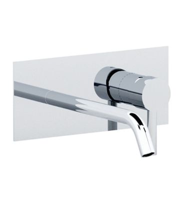 Washbasin mixer wall hung built in unique plate Bellosta