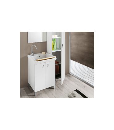 Geromin Bijoux PC66BIJOUX1B sink and base 2 doors 60x60cm, white