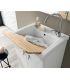 Geromin Bijoux PC66BIJOUX1B sink and base 2 doors 60x60cm, white