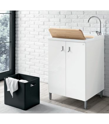 Cuve a'laver avec Meuble a' 2 portes, Geromin collection Smart