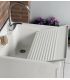 Geromin Forte 7005FORTEB sink and base 2 doors 50x60cm, white art.70