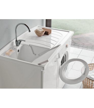 Cuve a'laver avec Meuble et porte machine a' laver, Geromin collection Forte