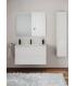 Unit with ceramic washbasin and Cosmic B-Best mirror with 2 drawers