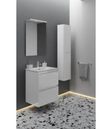 Unit with ceramic washbasin and Cosmic B-Best mirror with 2 drawers