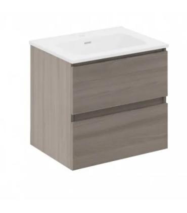 Meuble avec lavabo en céramique et miroir Cosmic B-Best avec 2 tiroirs