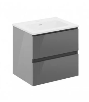 Unit with ceramic washbasin and Cosmic B-Best mirror with 2 drawers