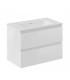 Mobile con lavabo ceramica e specchio Cosmic B-Best 2 cassetti