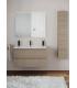 Unit with ceramic washbasin and Cosmic B-Best mirror with 2 drawers