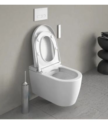 Wc multifunzione Duravit Sensowash Starck F Plus con placca Durasystem in  vetro bianco