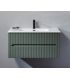 Complete bathroom cabinet with 2 drawers and sink with ceramic top.