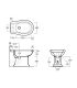 Bidet floor standing single hole, Simas Lante