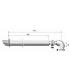 Coaxial drain kit L 1000 horizontal start Ariston condensing boilers