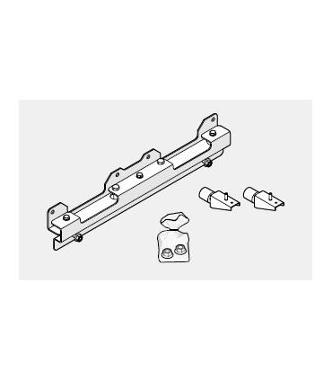 Sime fixing bracket with anti-vibration suspensions