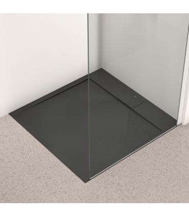 Ideal Standard Ultra Flat I.Life square stone effect shower tray