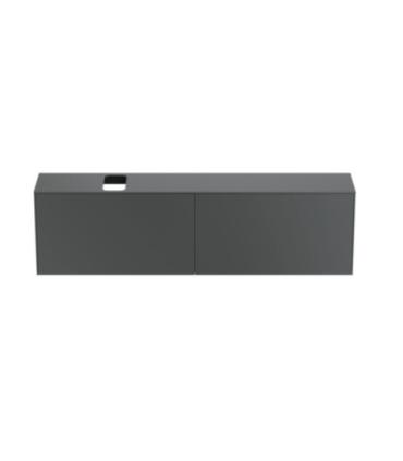 Meuble suspendu pour lavabo Conca avec 2 tiroirs et trou sur mesure Ideal Standard