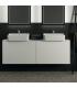 Meuble suspendu pour lavabo Conca avec 2 tiroirs et trou sur mesure Ideal Standard