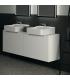 Meuble suspendu pour lavabo Conca avec 2 tiroirs et trou sur mesure Ideal Standard