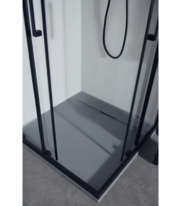 Ideal Standard Ultra Flat I.Life square stone effect shower tray