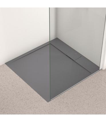 Ideal Standard Ultra Flat I.Life square stone effect shower tray