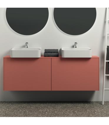 Meuble suspendu pour lavabo Conca avec 2 tiroirs et trou sur mesure Ideal Standard