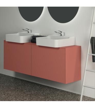 Meuble suspendu pour lavabo Conca avec 2 tiroirs et trou sur mesure Ideal Standard