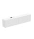 Meuble suspendu pour lavabo Conca avec 2 tiroirs et trou sur mesure Ideal Standard