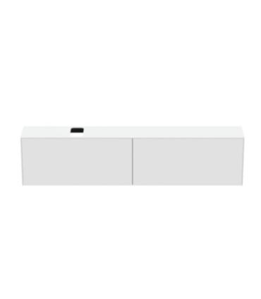 Meuble suspendu pour lavabo Conca avec 2 tiroirs et trou sur mesure Ideal Standard
