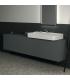 Meuble suspendu pour lavabo Conca avec 2 tiroirs et trou sur mesure Ideal Standard