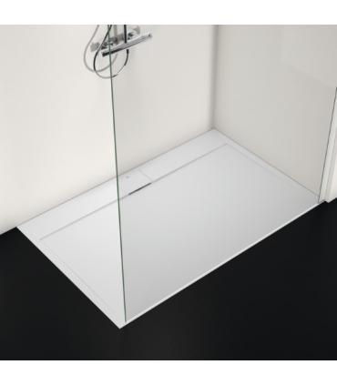 Ideal Standard Ultra Flat I.Life rectangular stone effect shower tray