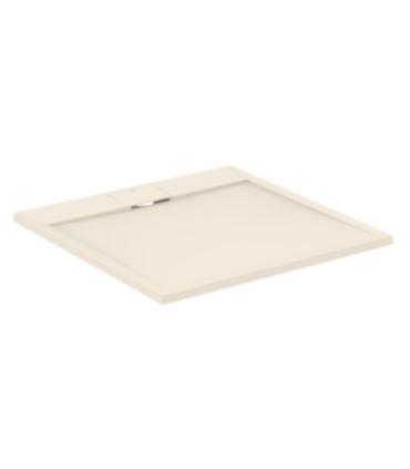 Ideal Standard Ultra Flat I.Life square stone effect shower tray