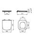 I.Life S slim seat with Ideal Standard metal hinges