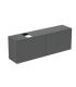 Meuble suspendu pour lavabo Conca avec 2 tiroirs et trou sur mesure Ideal Standard