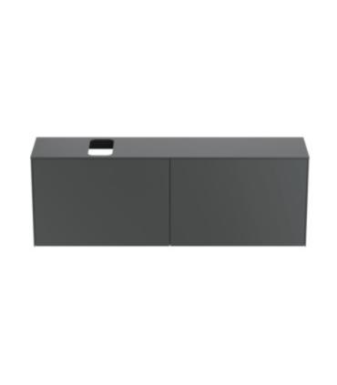 Meuble suspendu pour lavabo Conca avec 2 tiroirs et trou sur mesure Ideal Standard