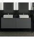 Meuble suspendu pour lavabo Conca avec 2 tiroirs et trou sur mesure Ideal Standard