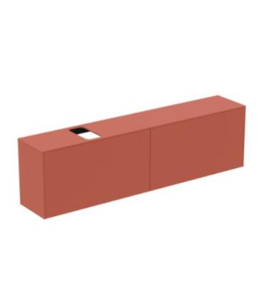 Meuble suspendu pour lavabo Conca avec 2 tiroirs et trou sur mesure Ideal Standard