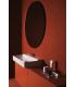 Meuble suspendu pour lavabo Conca avec 2 tiroirs et trou sur mesure Ideal Standard