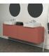 Meuble suspendu pour lavabo Conca avec 2 tiroirs et trou sur mesure Ideal Standard