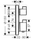 Parte esterna miscelatore termostatico serie Ecostat S Hansgrohe art75