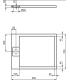 Piatto doccia effetto pietra  Ideal Standard Ultra Flat I.Life rettangolare Ideal Standard