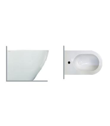 Hatria série CENTRICA Y9DA bidet au sol au ras du mur 35x55 monotrou