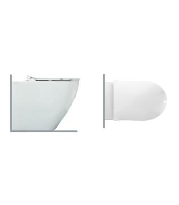 Hatria CENTRICA Y9DC series flush-to-wall free-standing WC 35x55 Pure Vortex