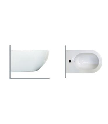 Hatria CENTRICA Y9DB Series 35x55 Single-Hole Wall-Hung Bidet